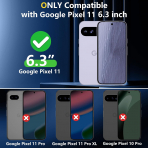 SPIDERCASE Google Pixel 11 Manyetik Koruyucu K�l�f-Clear
