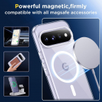 SPIDERCASE Google Pixel 11 Manyetik Koruyucu K�l�f-Clear