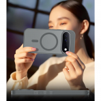 SPIDERCASE Google Pixel 11 Manyetik Koruyucu K�l�f-Gray