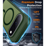 SPIDERCASE Google Pixel 11 Manyetik Koruyucu K�l�f-Green