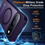 SPIDERCASE Google Pixel 11 Manyetik Standl� K�l�f-Purple