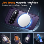 SPIDERCASE Google Pixel 11 Manyetik Standl� K�l�f-Purple