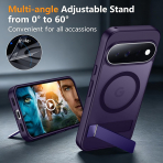 SPIDERCASE Google Pixel 11 Manyetik Standl� K�l�f-Purple