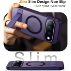 SPIDERCASE Google Pixel 11 Manyetik Standl� K�l�f-Purple