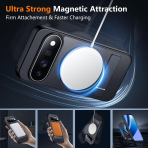 SPIDERCASE Google Pixel 11 Manyetik Standl� K�l�f-Black