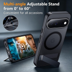 SPIDERCASE Google Pixel 11 Manyetik Standl� K�l�f-Black