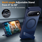 SPIDERCASE Google Pixel 11 Manyetik Standl� K�l�f-Blue