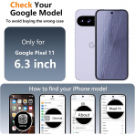 SPIDERCASE Google Pixel 11 Manyetik Standl� K�l�f-Clear