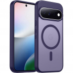 SPIDERCASE Google Pixel 11 Pro Uyumlu Manyetik K�l�f-Dark Purple