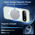 SPIDERCASE Google Pixel 11 Pro Uyumlu Manyetik K�l�f-Clear