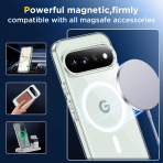 SPIDERCASE Google Pixel 11 Pro Uyumlu Manyetik K�l�f-Clear