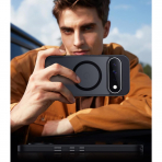 SPIDERCASE Google Pixel 11 Pro Uyumlu Manyetik K�l�f-Black