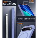 SPIDERCASE Google Pixel 11 Pro XL Manyetik K�l�f-Light Purple