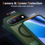 SPIDERCASE Google Pixel 11 Pro XL Standl� K�l�f-Green