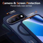 SPIDERCASE Google Pixel 11 Pro XL Standl� K�l�f-Blue