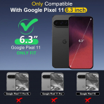 SPIDERCASE Google Pixel 11 Tam Korumal� K�l�f-Black