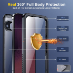 SPIDERCASE Google Pixel 11 Tam Korumal� K�l�f-Black