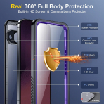 SPIDERCASE Google Pixel 11 Tam Korumal� K�l�f-Purple