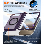 SPIDERCASE iPhone Duo Manyetik Standl� K�l�f-Purple