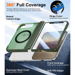 SPIDERCASE iPhone Duo Manyetik Standl� K�l�f-Green