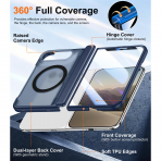 SPIDERCASE iPhone Duo Manyetik Standl� K�l�f-Blue