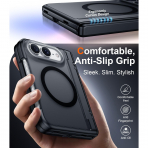 SPIDERCASE iPhone Duo Manyetik Standl� K�l�f-Black