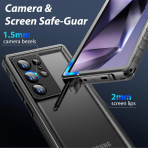 SPORTLINK Galaxy S24 Ultra Su Geirmez Klf -Black