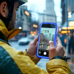 SPORTLINK Apple iPhone 16e Su Geirmez Klf-Blue