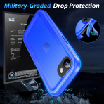 SPORTLINK Apple iPhone 16e Su Geirmez Klf-Blue