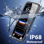 SPORTLINK Apple iPhone 17 Pro Su Geirmez Klf-Black