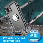 SPORTLINK iPhone 11 Standl Su Geirmez Klf (MIL-STD-810G)