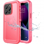 SPORTLINK iPhone 13 Pro Su Geirmez Klf (MIL-STD-810G)-Pink