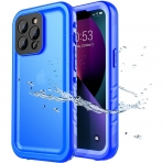 SPORTLINK iPhone 13 Pro Su Geirmez Klf (MIL-STD-810G)-Blue