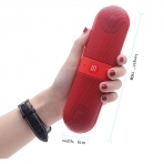 SUFUM Kablosuz Bluetooth Hoparlr-Red