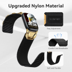 SUNFWR Apple Watch 10 42mm Kay -Black Gold