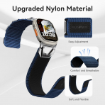 SUNFWR Apple Watch 10 42mm Kay -Darkblue Titanium