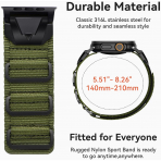 SUNFWR Apple Watch 10 42mm Kay -Green Black 