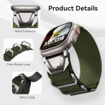 SUNFWR Apple Watch 10 42mm Kay -Green Titanium 