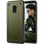 SUNGUY Samsung Galaxy A8 Armor Klf-Army Green