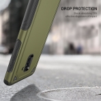 SUNGUY Samsung Galaxy A8 Armor Klf-Army Green