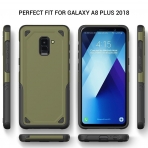 SUNGUY Samsung Galaxy A8 Plus Armor Klf- Army Green