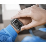 SUPCASE Apple Watch 2 Kol Band ve Rugged Koruyucu Klf (42mm)-Black