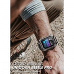 SUPCASE Apple Watch 4 Unicorn Beetle Pro Kılıf (44mm)-FrostBlack