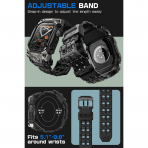 SUPCASE Apple Watch 10 46mm UBO Kay -Black 