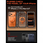 SUPCASE Apple iPhone 17 Pro Max UB Grip Rugged K�l�f-Translucent Coral