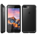 SUPCASE Apple iPhone 8 Plus Unicorn Beetle Serisi effaf Klf-Black