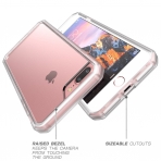 SUPCASE Apple iPhone 8 Plus Unicorn Beetle Serisi effaf Klf-Clear