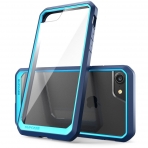 SUPCASE Apple iPhone 8 Unicorn Beetle Serisi effaf Klf-Blue Navy