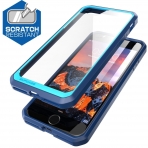 SUPCASE Apple iPhone 8 Unicorn Beetle Serisi effaf Klf-Blue Navy