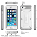 SUPCASE Apple iPhone SE/5/5S Unicorn Beetle PRO Serisi Klf-White